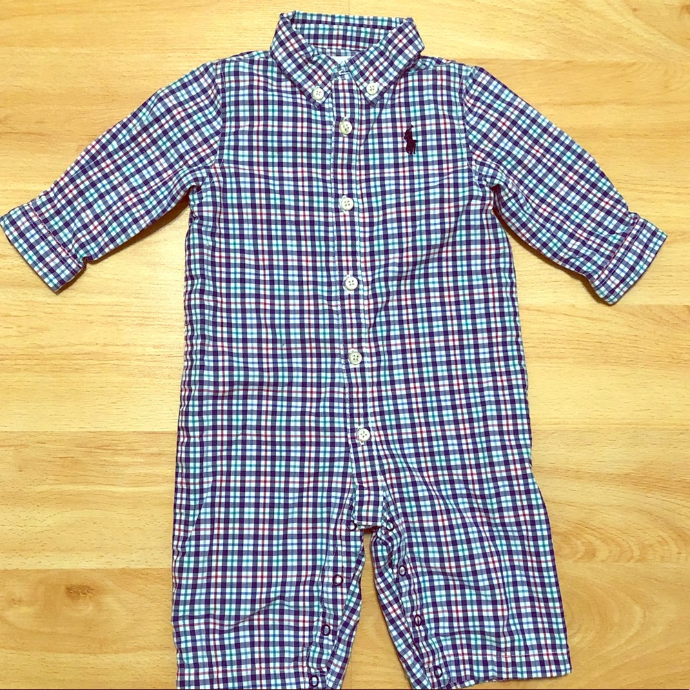 Ralph Lauren bottom down one piece. Size 3m